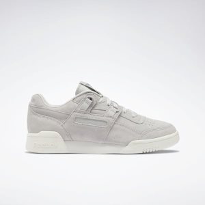 Adidasy Damskie Reebok Workout Lo Plus Szare PL 76IQHFX